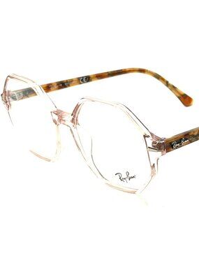 NEW RAY BAN RB 5472 BRITT 8080 Transp. Light Brown Women Eyeglasses 52mm 20 140
